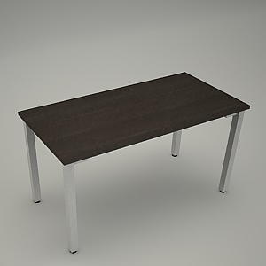 free 3d models - Desk HEBE plain BK02