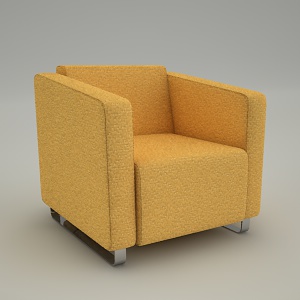 armchair 3d model - VOO VOO VV 421