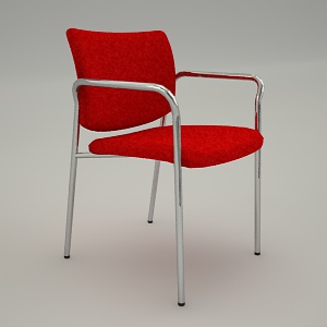 Conference armchair 3d model - ZIP 220