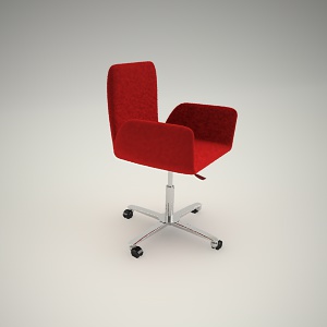 Swivel chair free 3d model 1