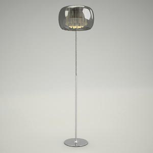 free 3d models - floor lamp 3d model - MOONLIGHT