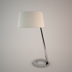 Table lamp 3D model - OLSEN
