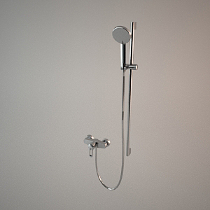 Shower set IX 3d model MX