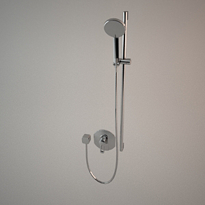 Shower set VIII 3d model MX