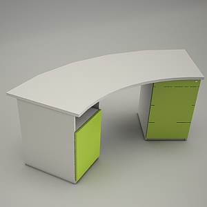 free 3d models - HEBE desk and container BP33