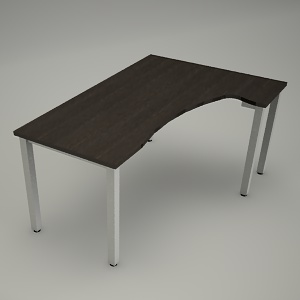 free 3d models - Desk HEBE BK09