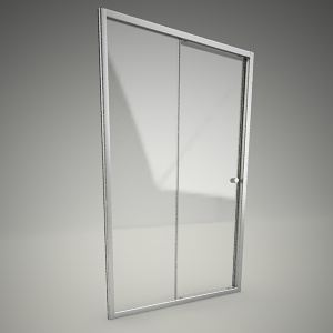 free 3d models - Shower door fitst 120