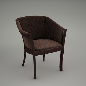 free 3d models - armchair 3d model - CLASSIC B-9744