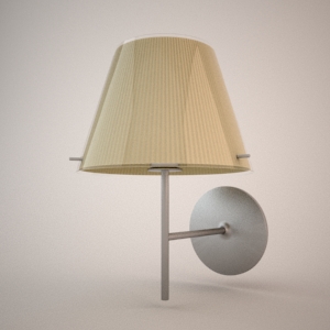 Wall lamp 3D model - BARCELONA