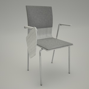 free 3d models - Auditorium chair ORTE OT 220P