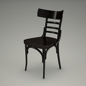 free 3d models - chair 3d model - CLASSIC BENT A-0542