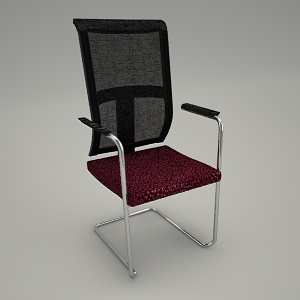 free 3d models - Conference armchair JOTT JT 230