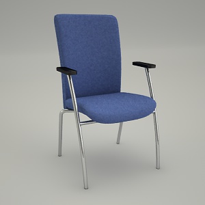 free 3d models - Conference armchair PARTNET PT 220