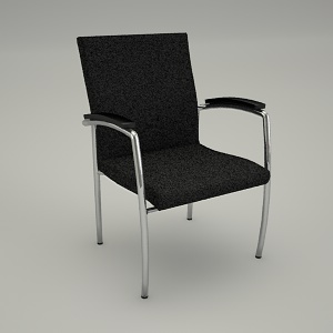free 3d models - Conference armchair VECTOR VT 220