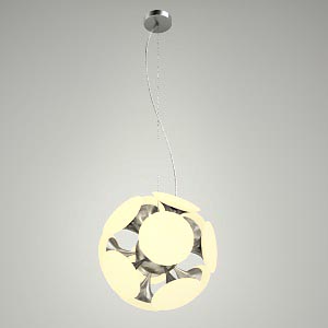 free 3d models - pendant lamp 3d model - DNA 12
