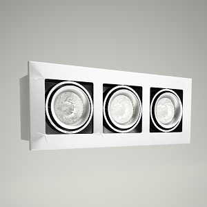 free 3d models - spot light 3d model box III