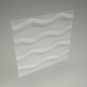 free 3d models - Wall panel 3d ROLLING