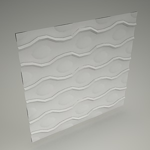 free 3d models - Wall panel 3d TEARS