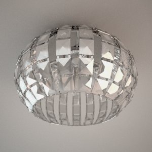 free 3d models - Ceiling lamp 3d model - ARCTICA