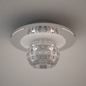 free 3d models - Ceiling lamp 3d model - GOLF