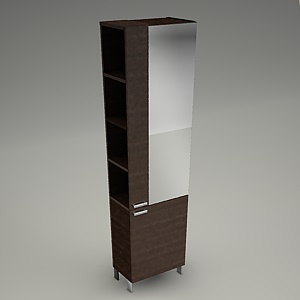 tall cabinet 3d model - FRIDA
