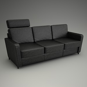free 3d models - Basic Sofa 3d model