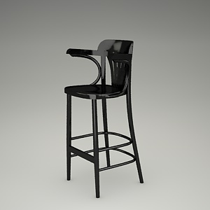 bar stool 3d model - BST-165