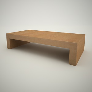 Coffee table free 3d model 5