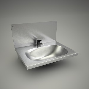 free 3d models - Sink 60cm