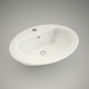 free 3d models - Washbasin nova top 56 cm