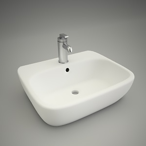 free 3d models - Washbasin style 55