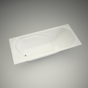 free 3d models - Bath comfort 170x75cm