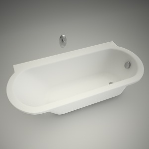 free 3d models - Bath ego 163x75cm