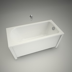 free 3d models - Bath primo 140x70cm
